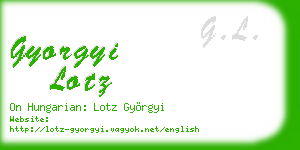 gyorgyi lotz business card